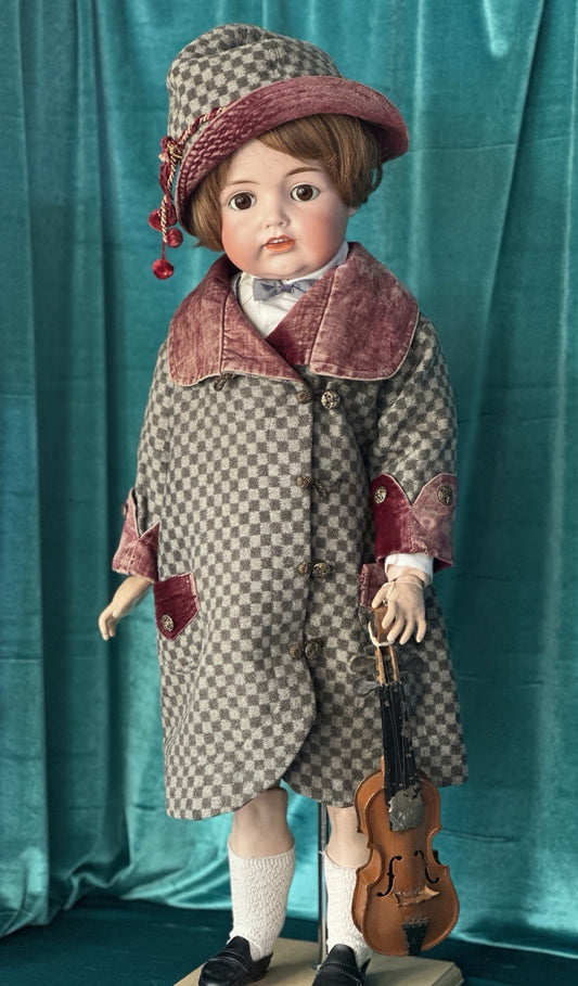 Antique German 28” JDK Kestner 260 74 Bisque Toddler Head Doll Composition Body