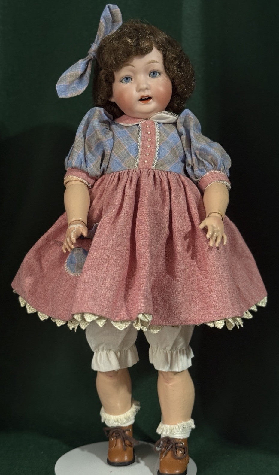Antique Japan Bisque Head Morimura Brothers 20” Girl Doll