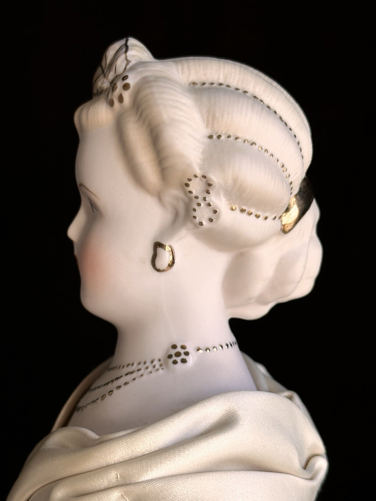 Vintage Porcelain 17” Signed Emma Clear Parian China Doll