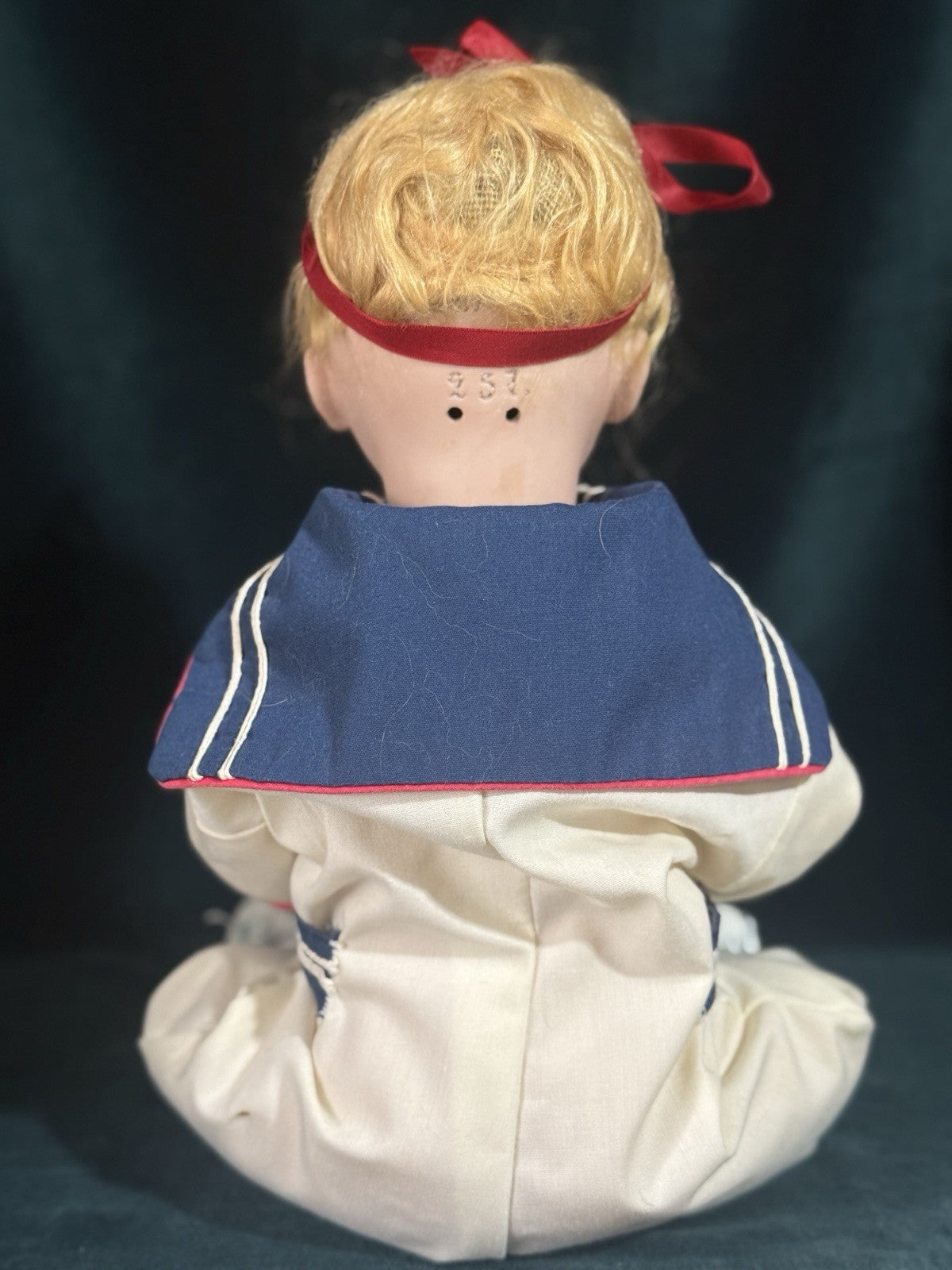 Antique German J.D. Kestner Mold 257 Bisque Head Character Baby 17” Doll