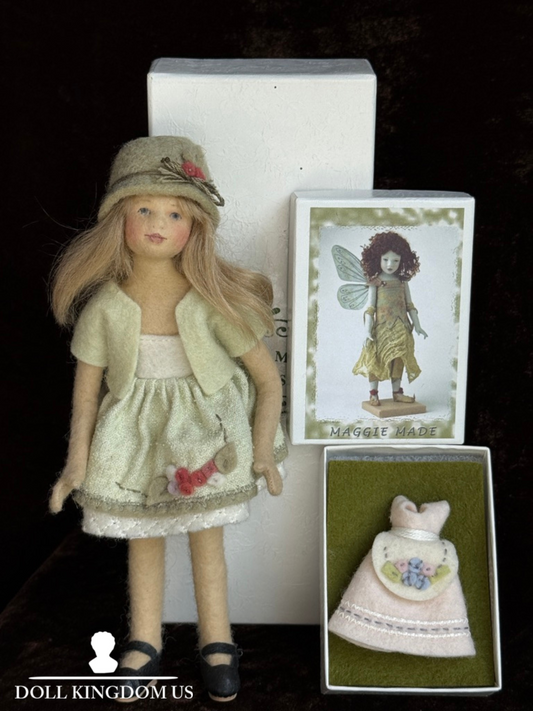 Collectible Maggie lacono 7" Margaret Doll New in Box with UFDC Souvenir Pin