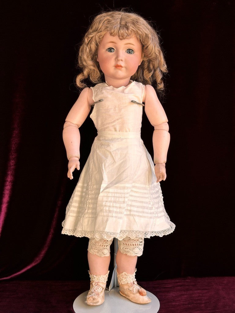 Antique German 26” Kammer Reinhardt 117 Mein Liebling Bisque Head Doll