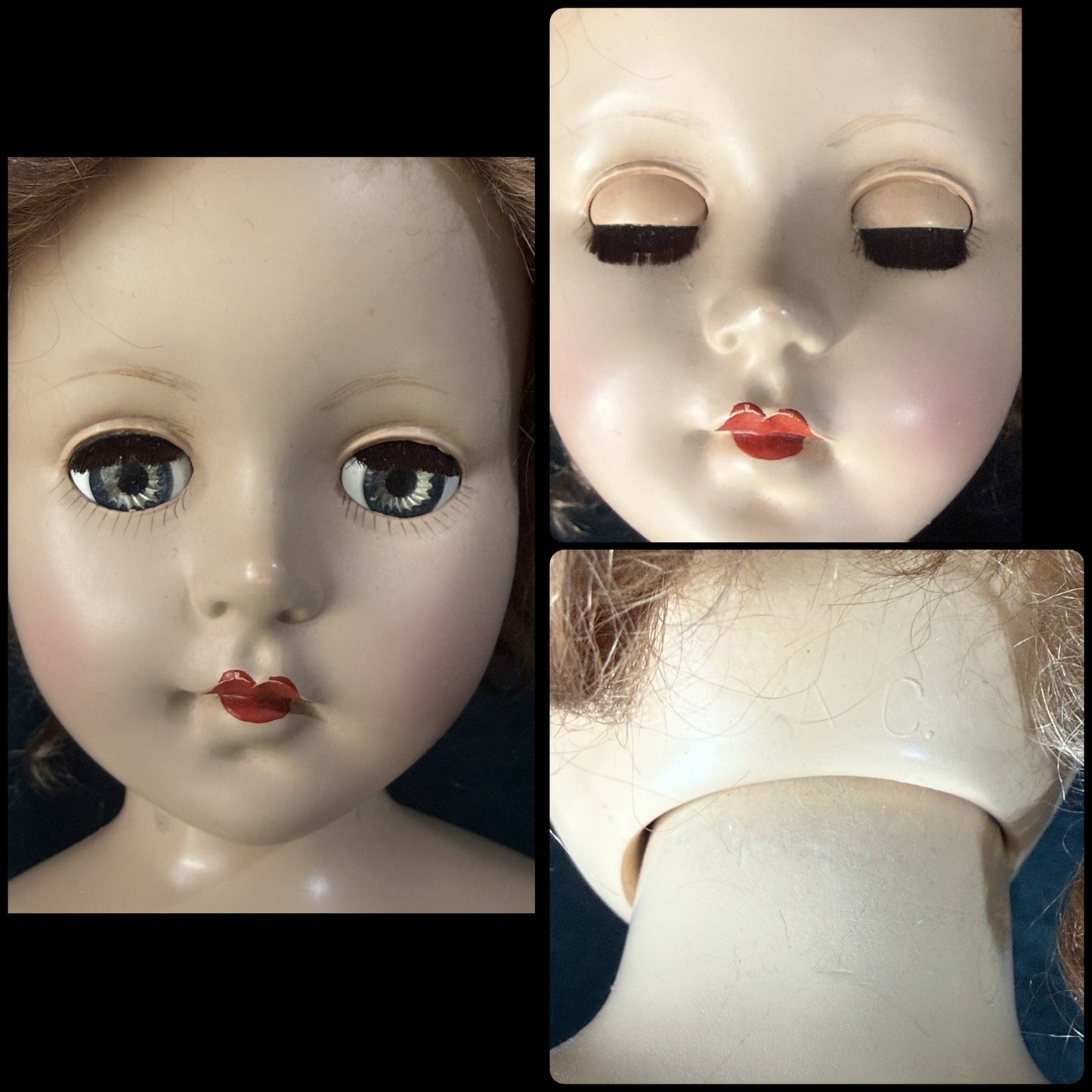 Lot Of 5 Vintage American Character Plastic 14”-23” Dolls For Project/Repair