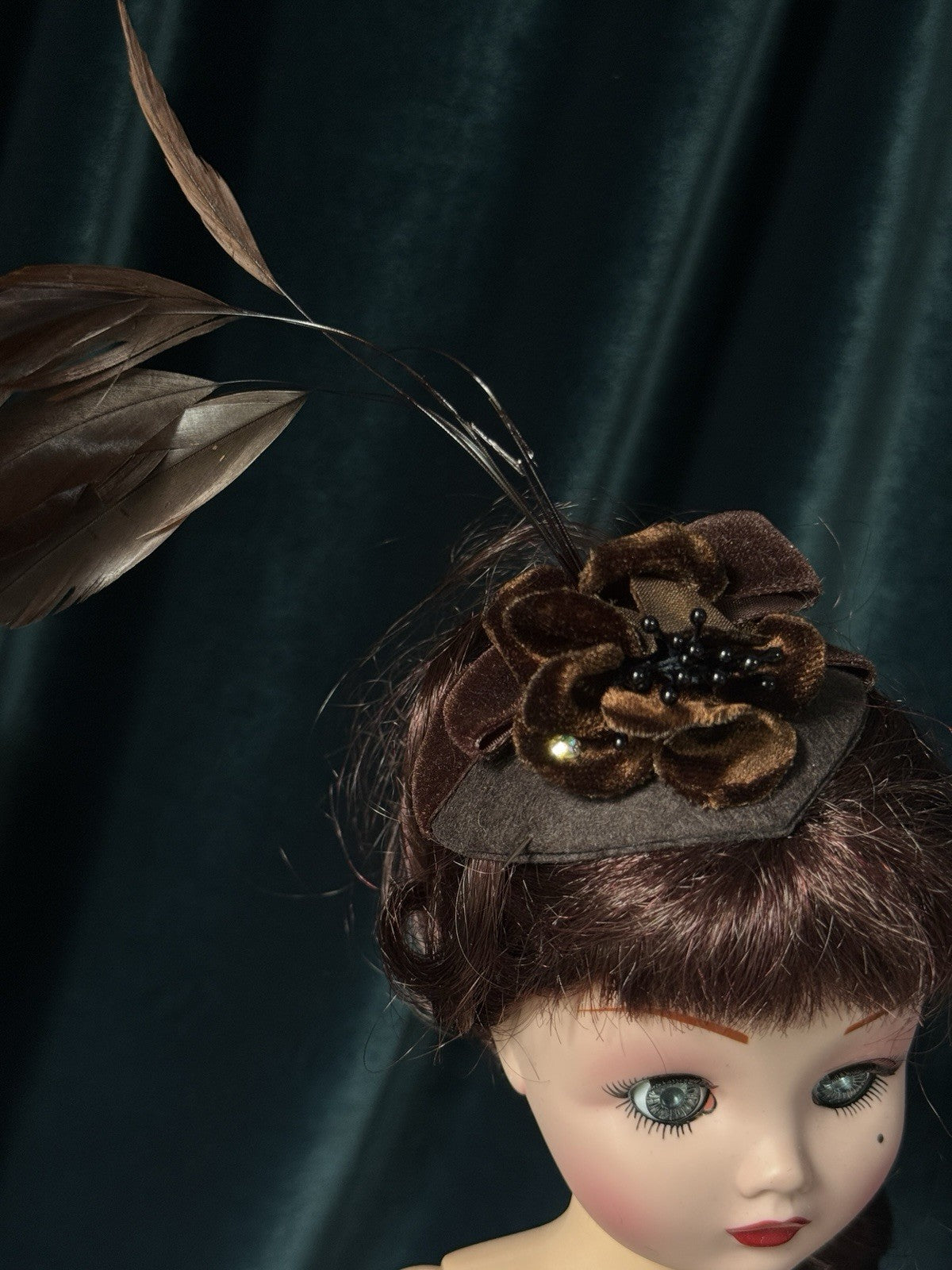 Madame Alexander Cissy Doll In Cafe Rose and Ivory Cocktail Dress Outfit
