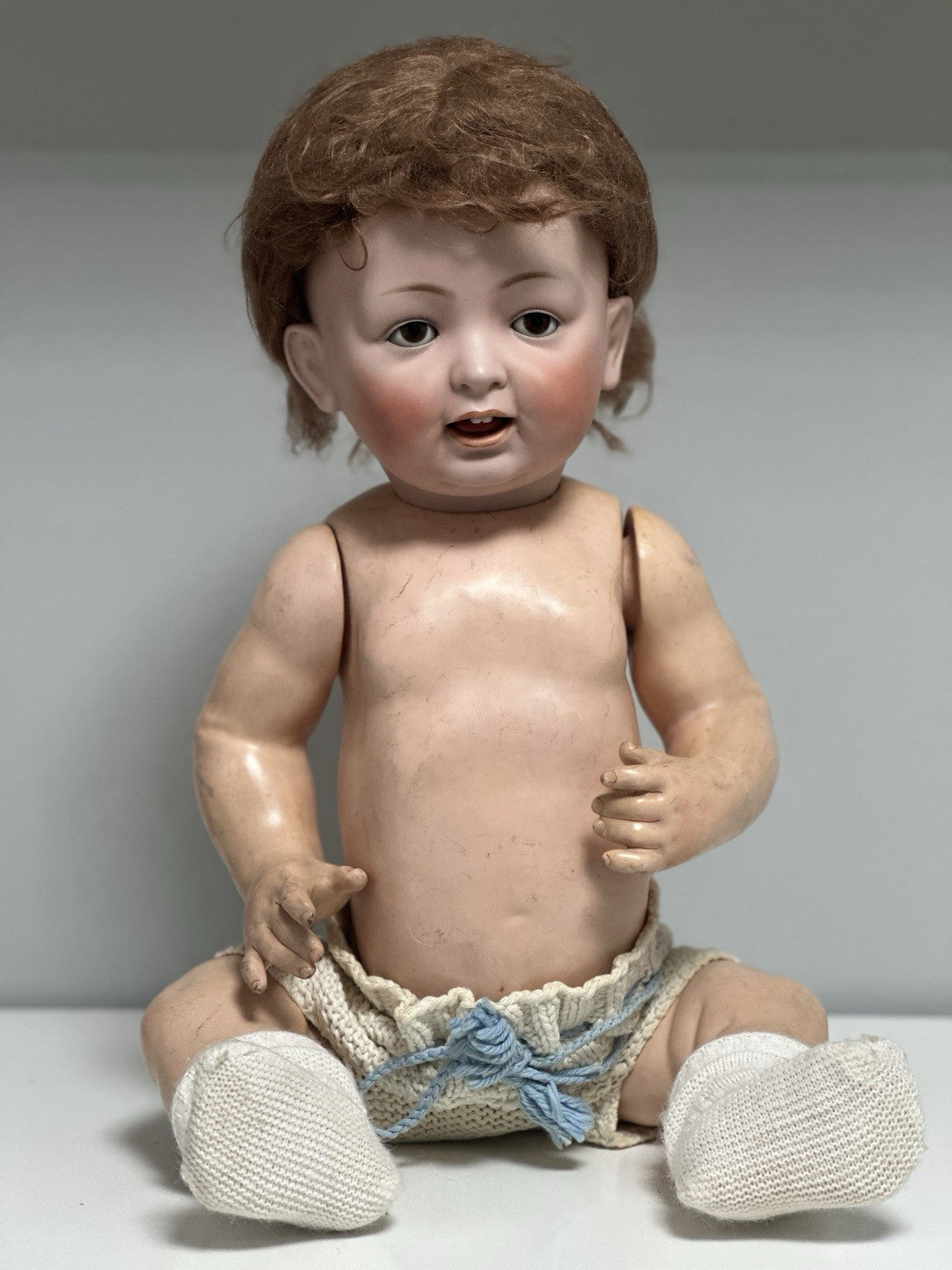 Large 23” Antique JDK Kestner  226 Bisque Baby Doll Composition Body