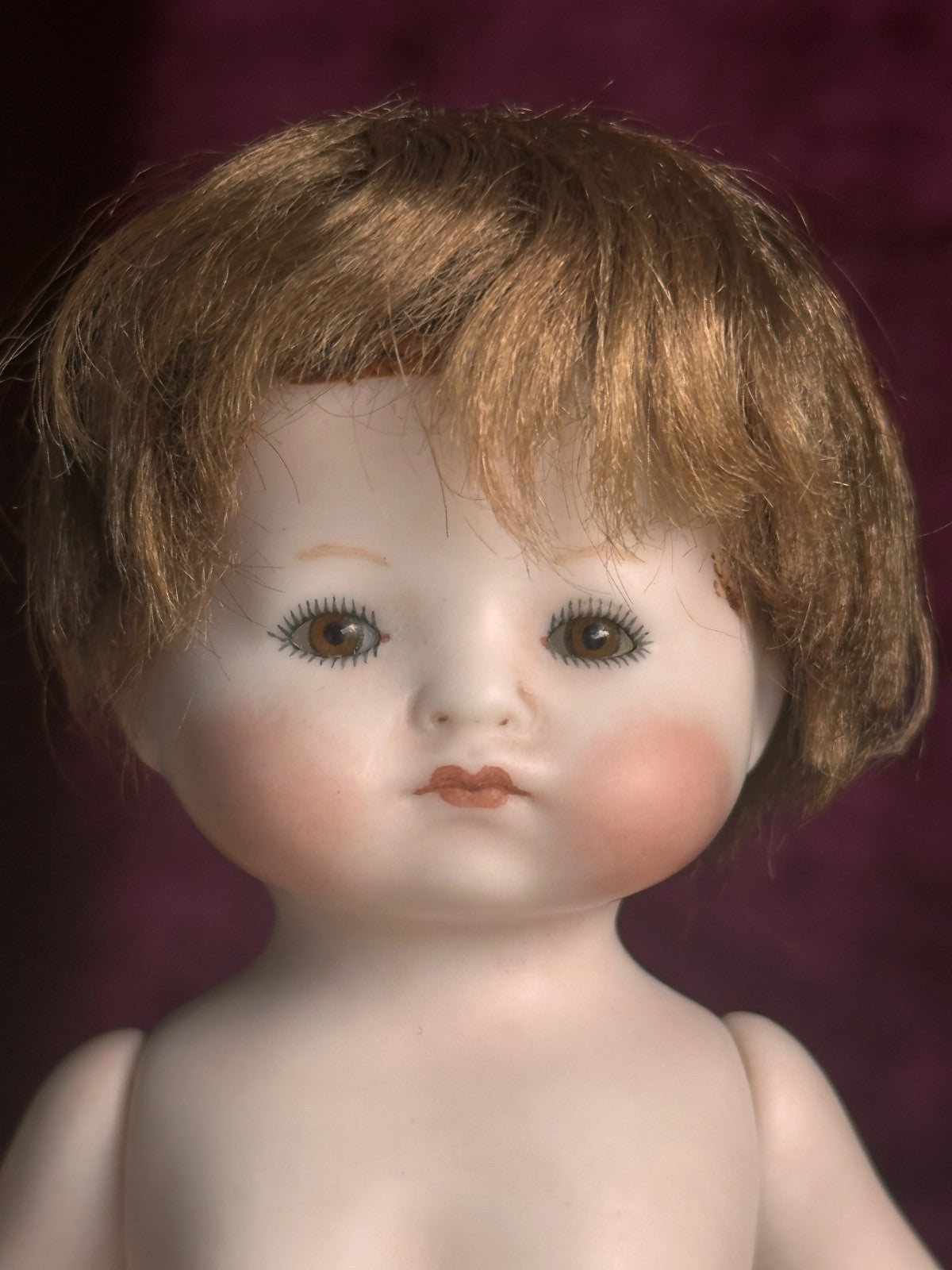 All Porcelain 6” Reproduction of Antique German Grace Putnam Bye-Lo Baby Doll