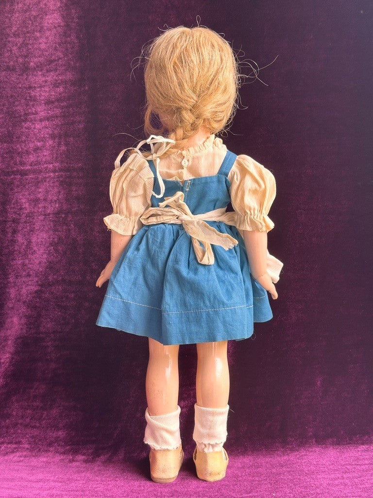 Large Vintage American 21” Composition Dewees Cochran Anne Shirley Effanbee Doll