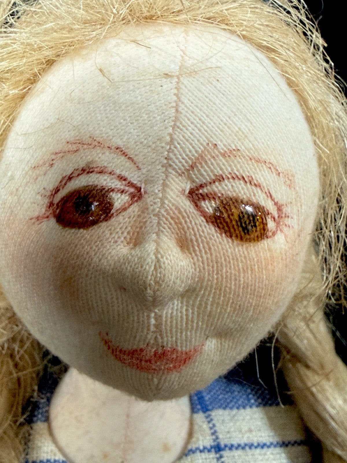 OOAK (?) Artist Handmade 16” Doll “Amateur” By Charlie Patricolo; Tag