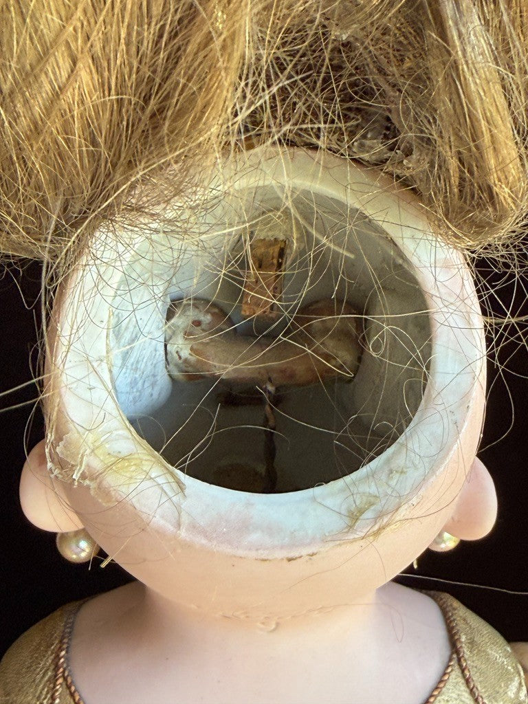 Antique German 22” Simon Halbig 1250 Bisque Shoulder Head Doll