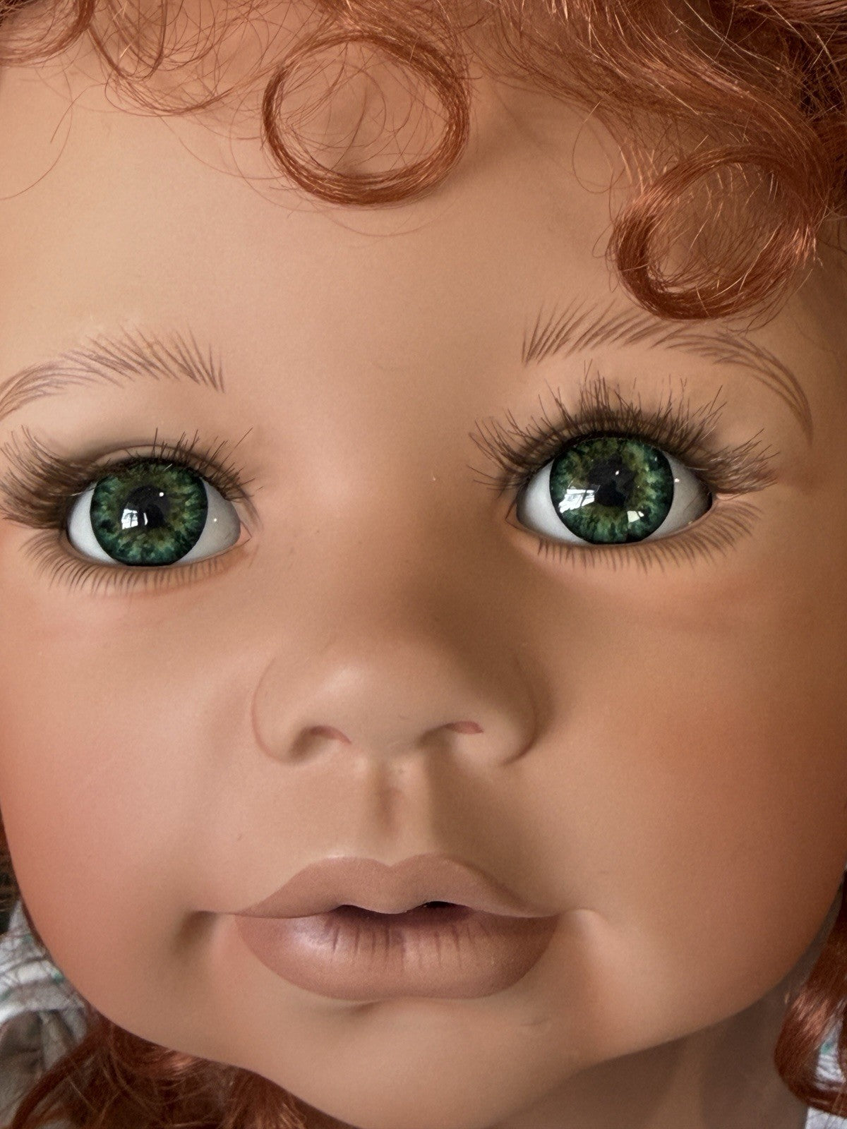 Porcelain 28” Doll “Cutie Fruities-Apple” by Monika Levenig LE 250 Tag/COA