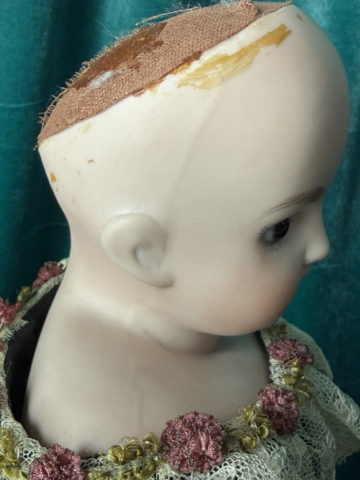 Vintage Reproduction of Kestner Alphabet Series (?) Turned Head 19” Doll