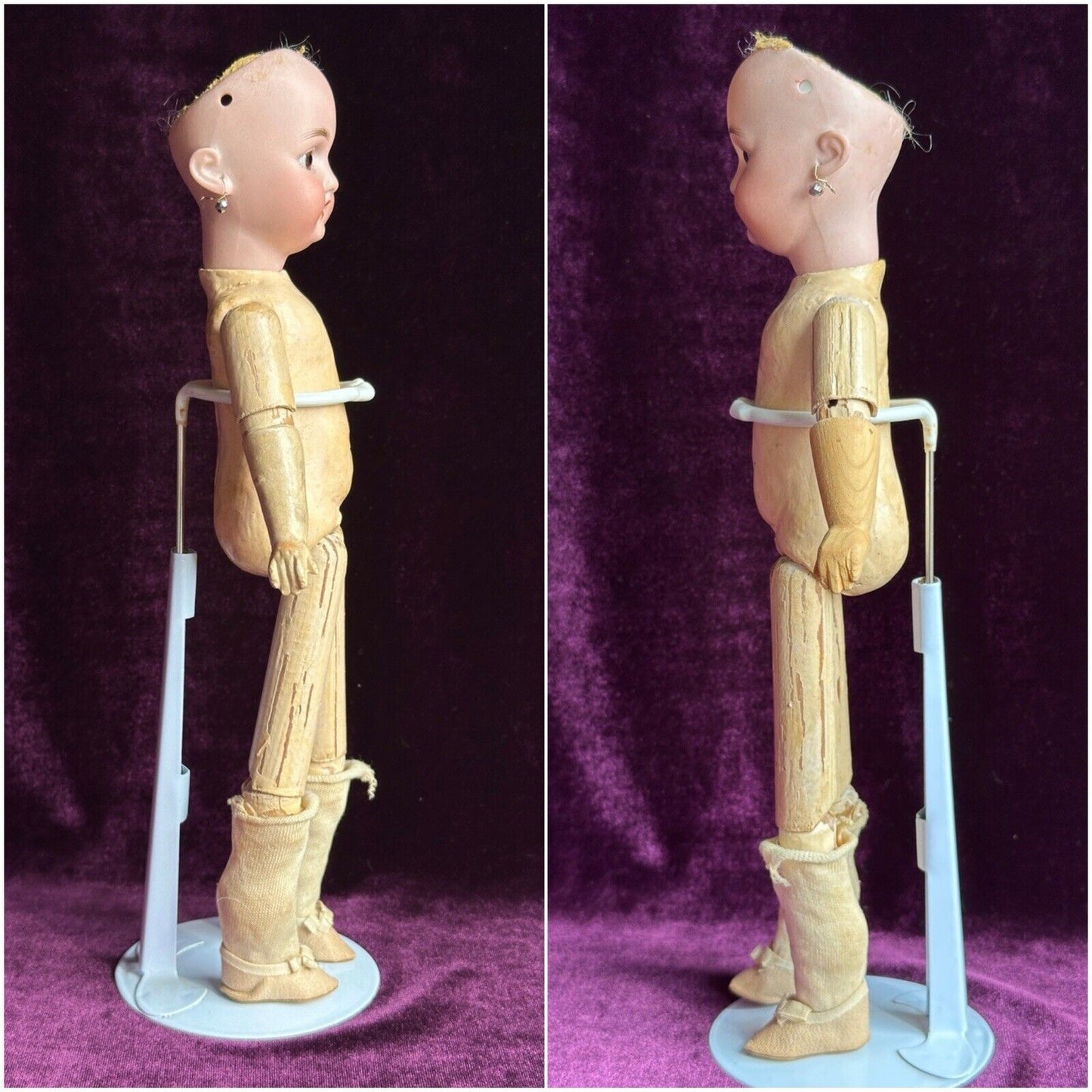 Antique German 11.5” Simon Halbig 1079 Bisque Head Doll