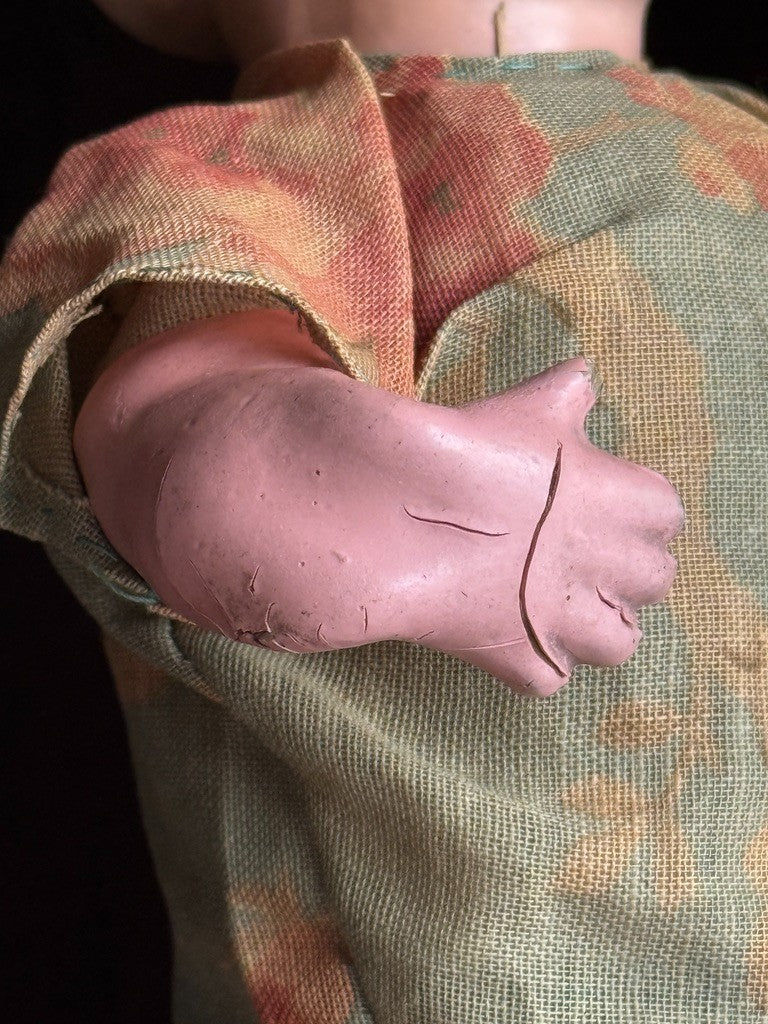 Very Rare Antique American 11.5" Composition Ideal Uneeda Advertising Boy Doll