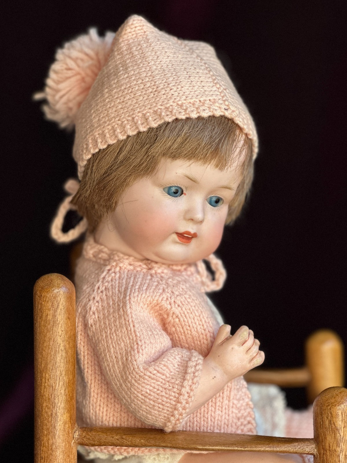 Rare Antique German 11” Bahr & Proschild 604 Bisque Head Baby Doll