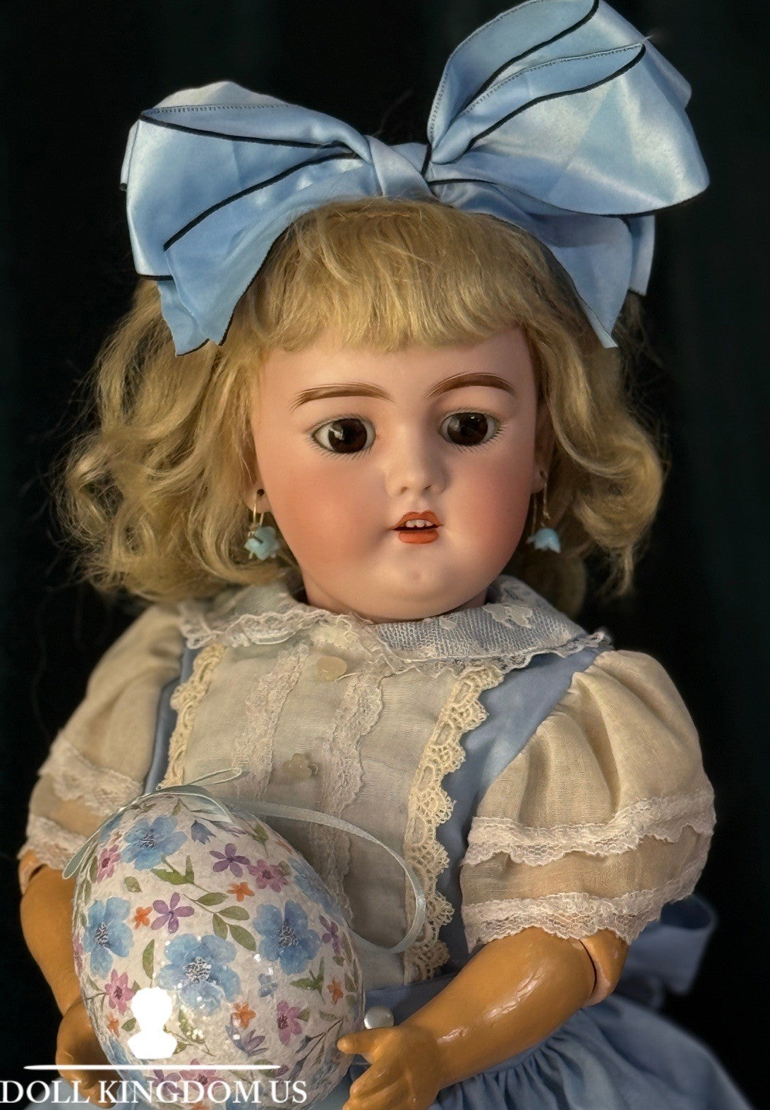 Antique German Simon Halbig Mold Dep 1079 Bisque Head 20” Doll