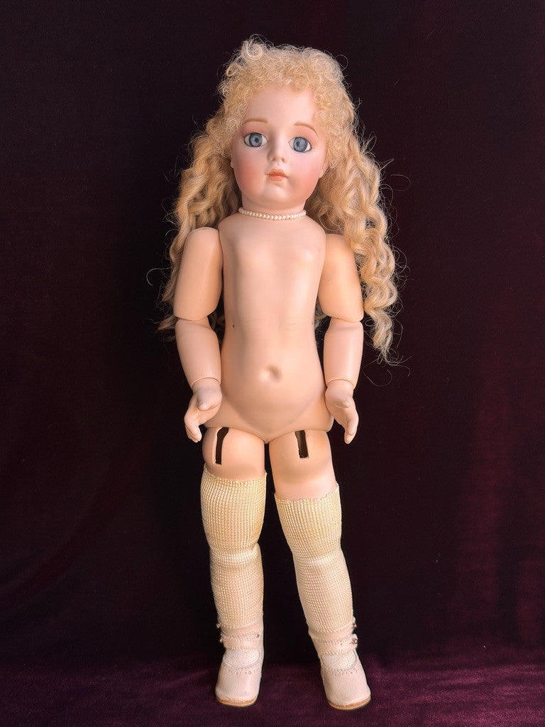 Vintage Lynda Marx Porcelain 15” Reproduction of Antique French Bru Jne Doll