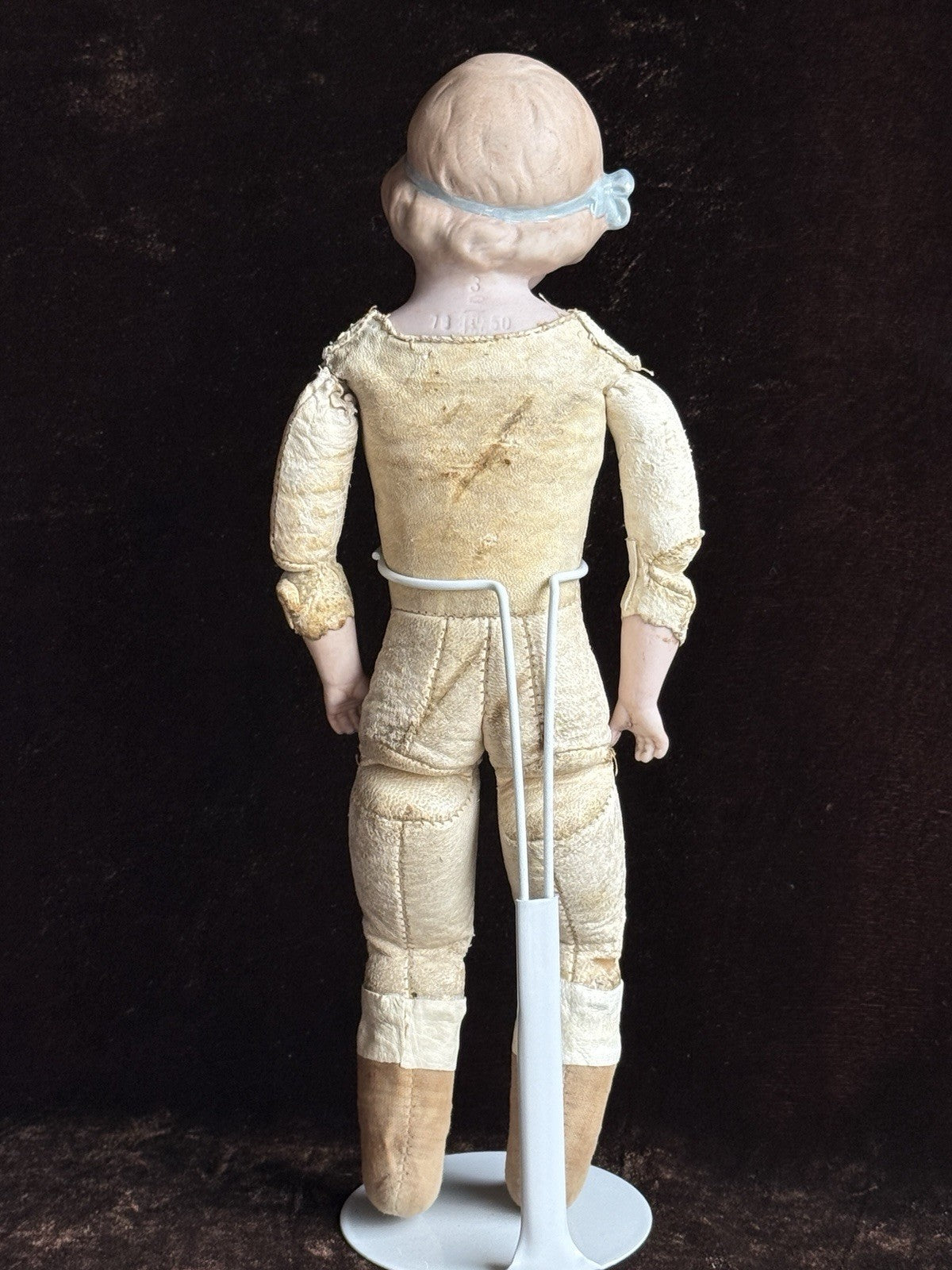 Antique German 11” Gebruder Heubach Coquette Bisque Shoulder Head Character Doll