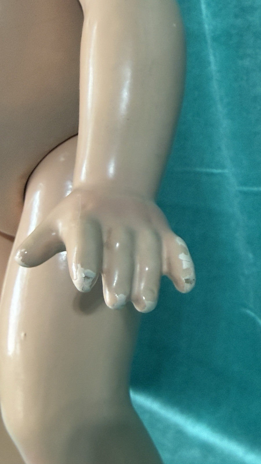 Rare Antique 1928 Effanbee Composition Patsy Ann doll 18” Doll Caracul Hair