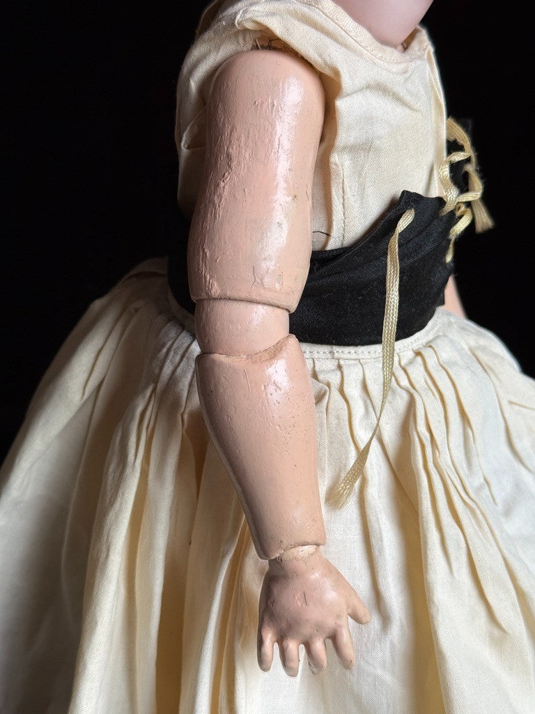 Unidentified 19" Antique German (?) 1902 Bisque Head Doll