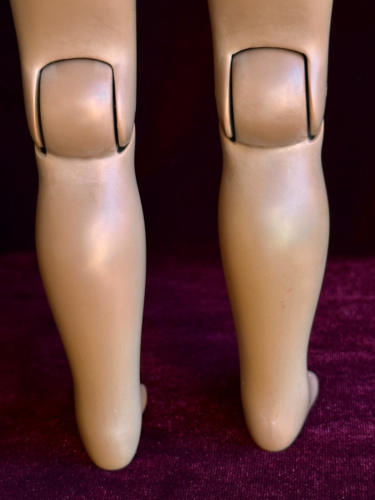 Rare 15” Dark Complexion Porcelain Repro of Antique French Huret Fashion Doll