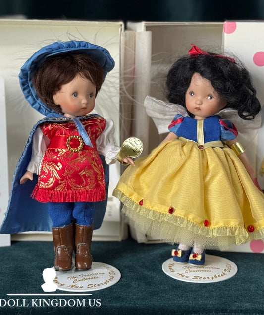 RARE MIB Lot Of 2 Nancy Ann Dolls Snow White And Her Prince Dianna Effner LE 125