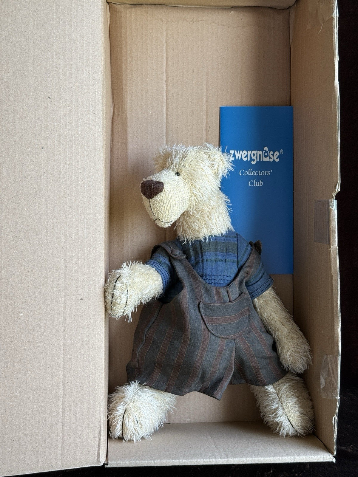 Zwergnase German 14” Fritz Teddy Bear in Box