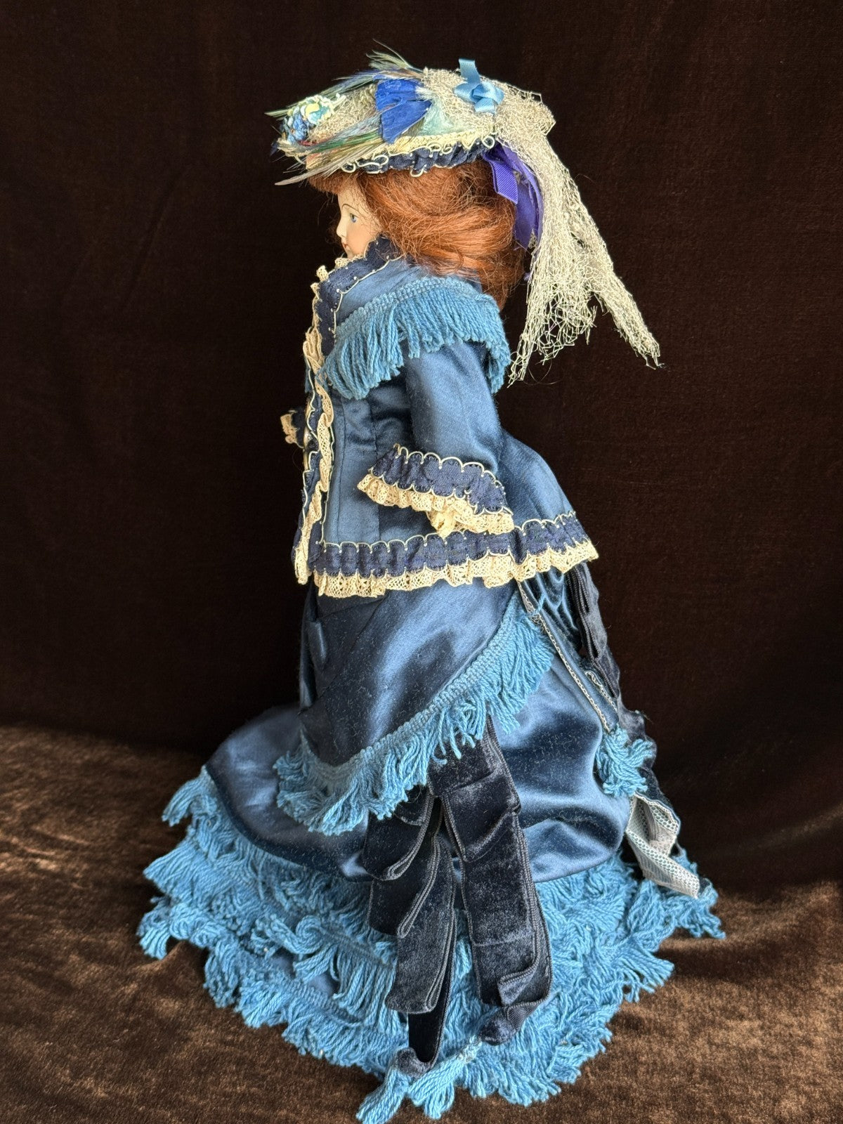 Rare Petite 12" Antique French François Gautier Bisque Head Fashion Doll