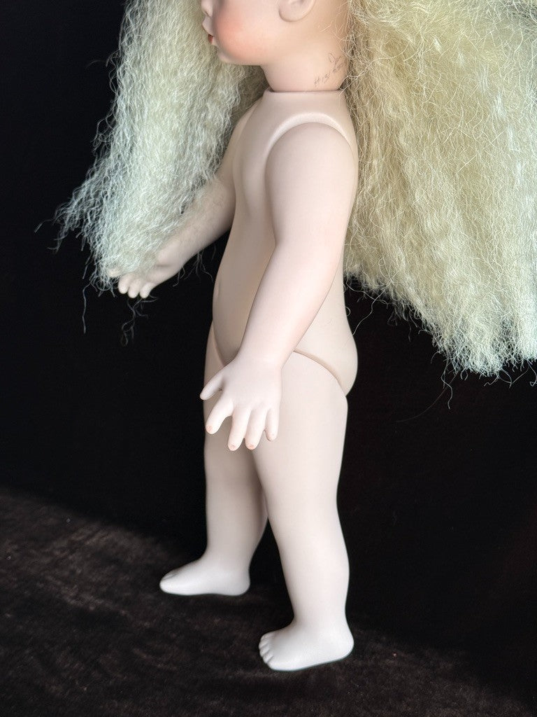 All Porcelain 18.5" Handmade Reproduction of Elke Hutchens Little Bo Peep Doll