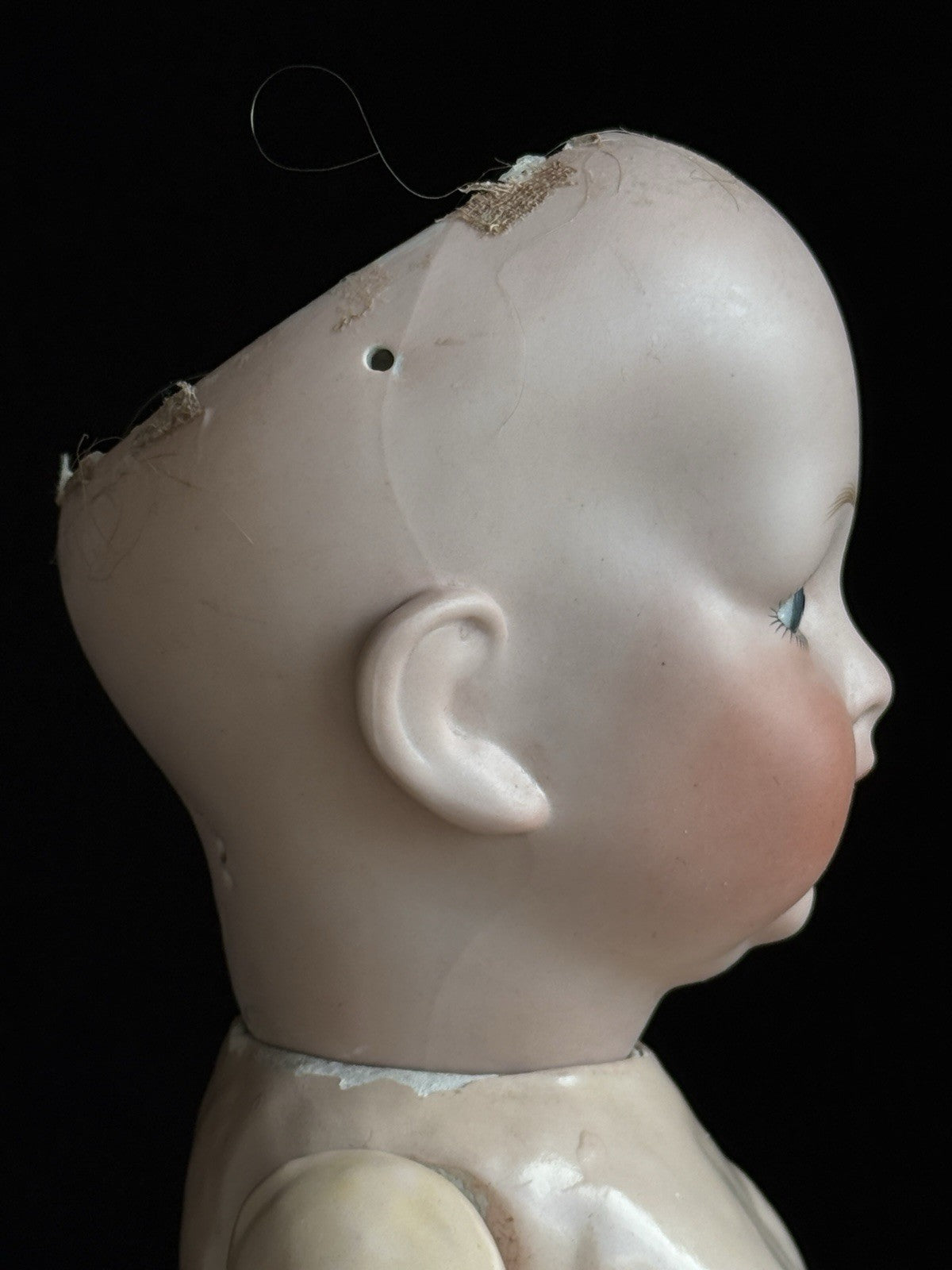 Antique Japan 16” Bisque Head Morimura Brothers Baby Doll