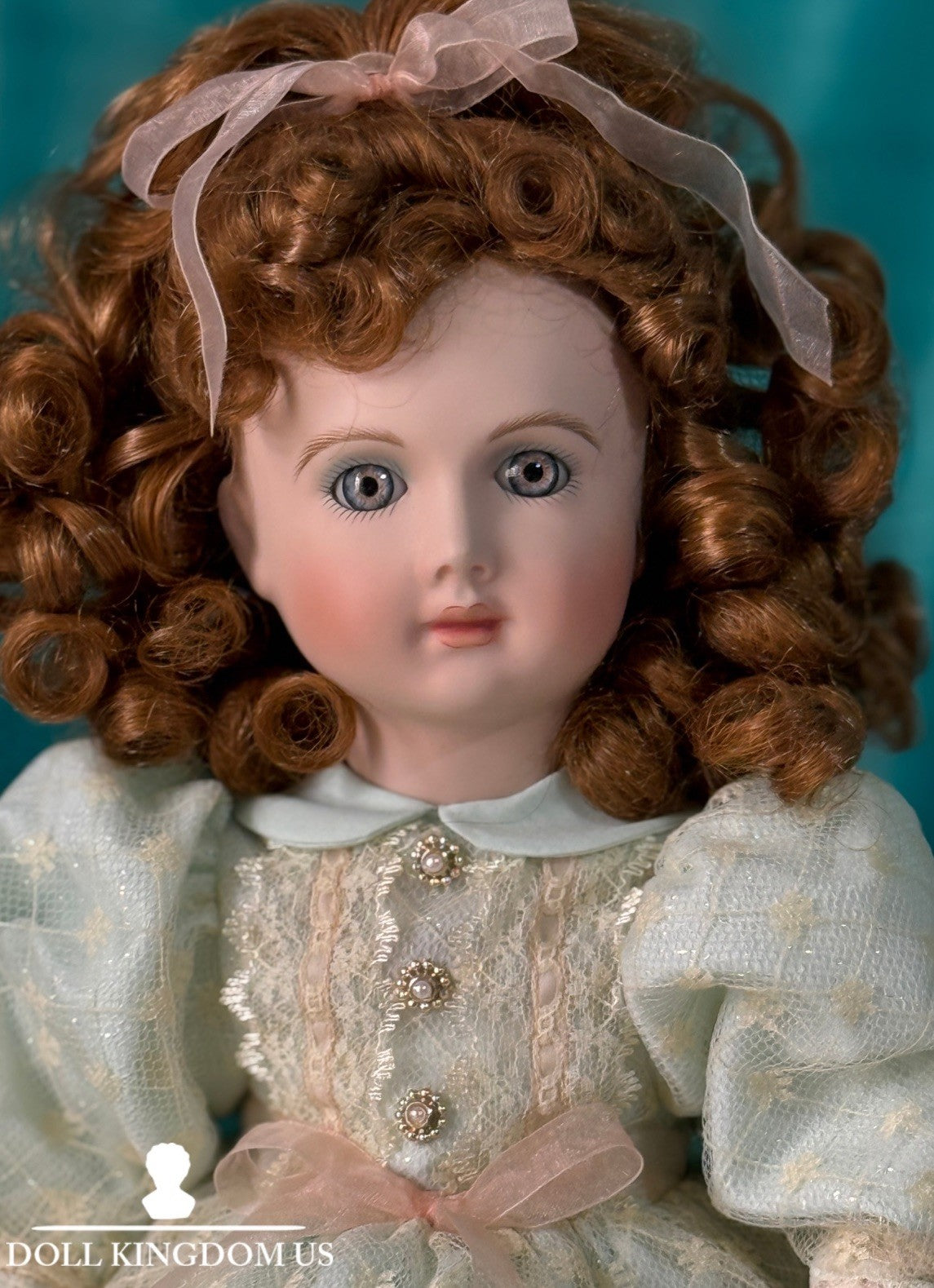 MIB Reproduction of Antique French A.14.T. Porcelain 18” Doll By Louis Nichole