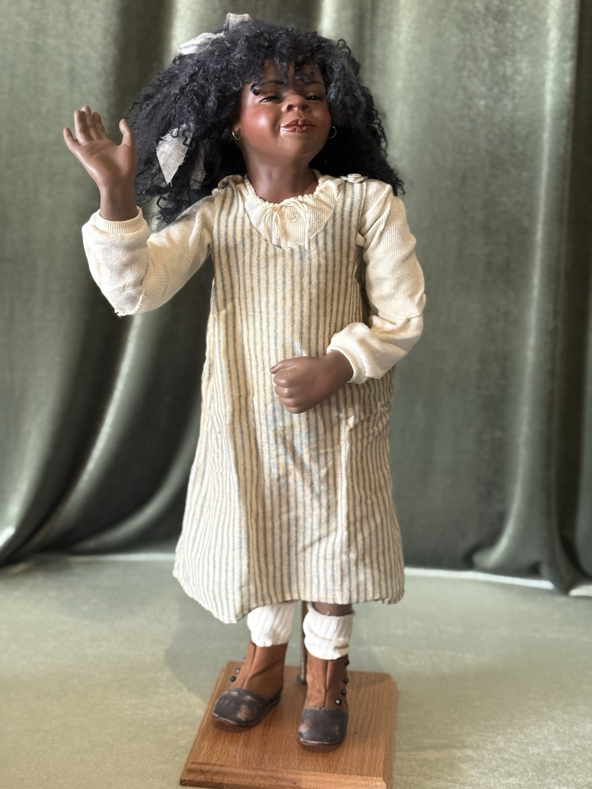 Reproduction Of “Lucinda ” by Mary Van Osdell Porcelain 24” Doll