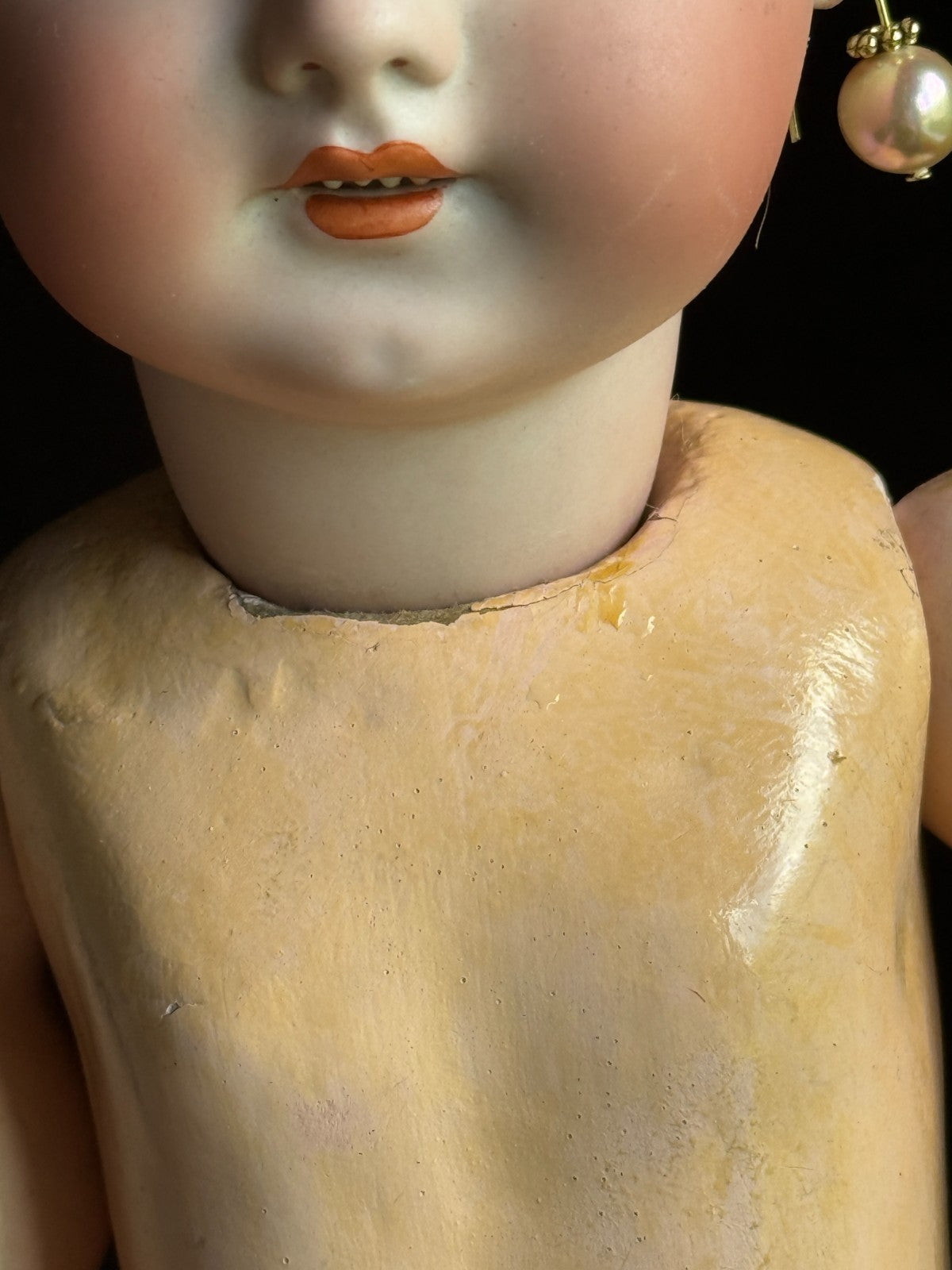 Antique German French 18” Tete Jumeau Simon Halbig Dep Bisque Head Doll