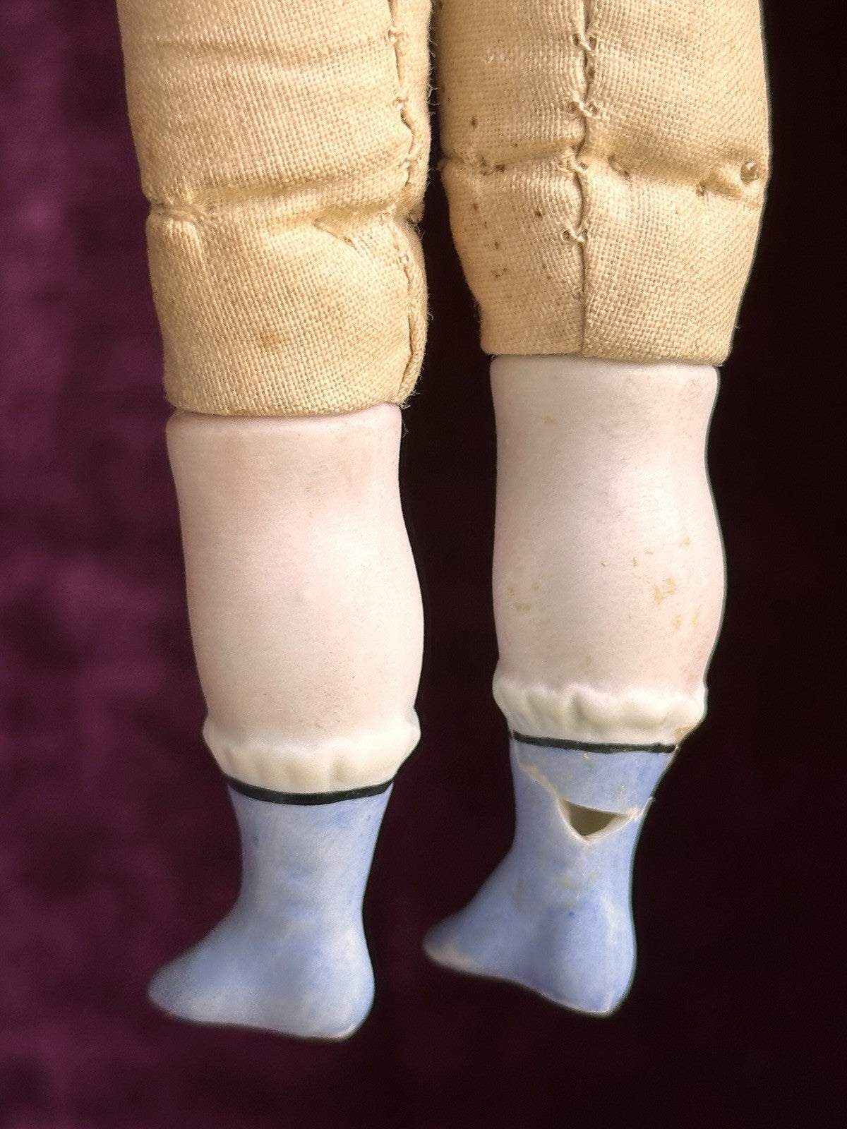 Antique German 10.75” Alt, Beck & Gottschalck Highland Mary Bisque Parian Doll