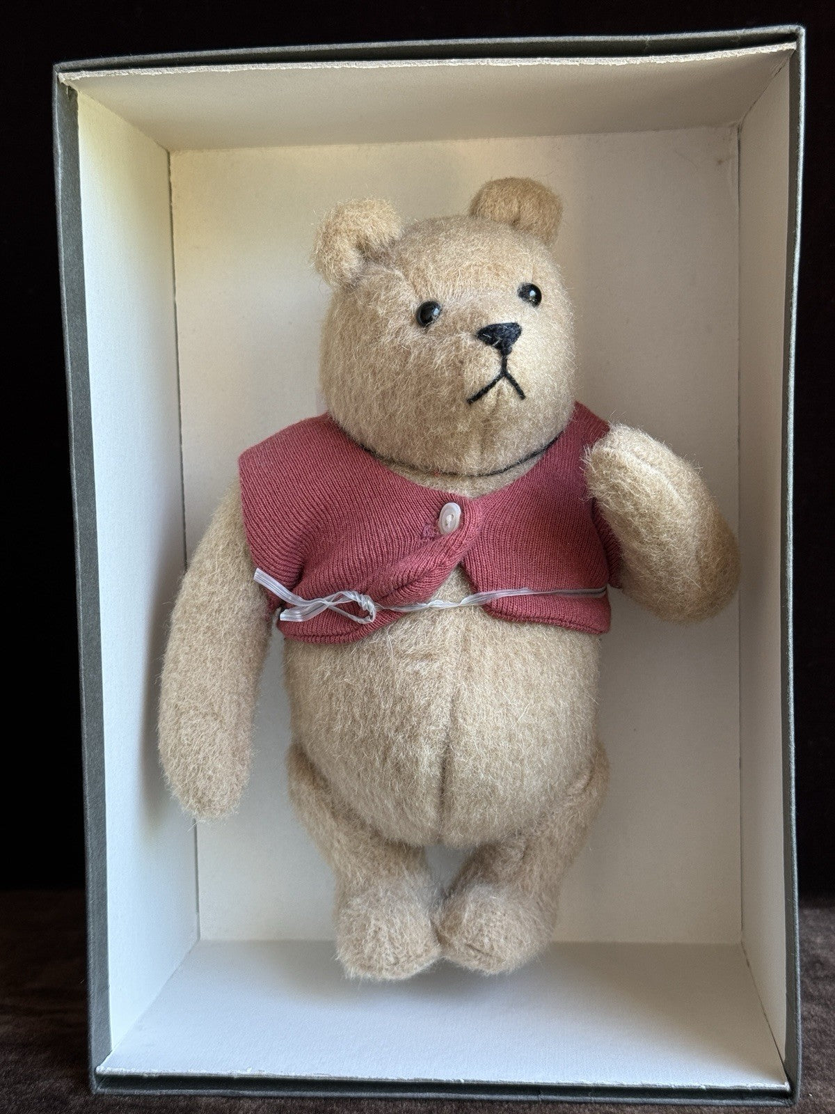 John Wright 8” Winnie the Pooh Cloth Felt Doll LE 2500
