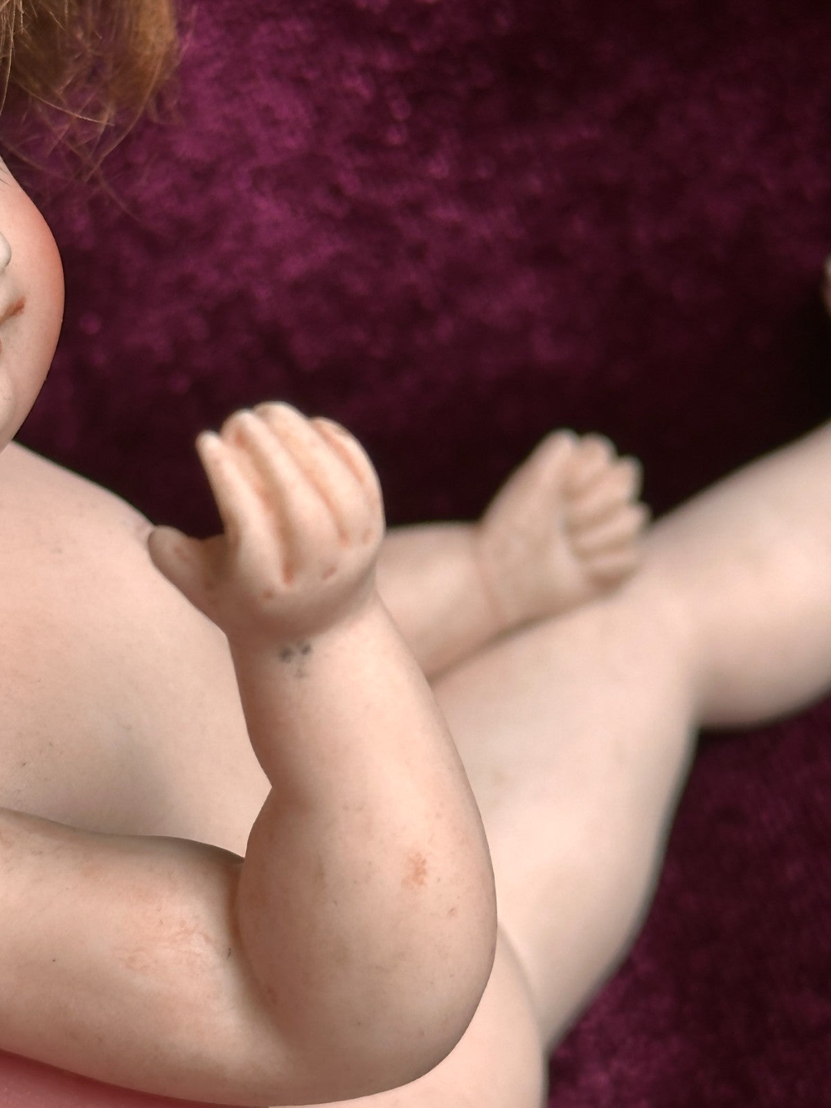 Rare Antique German Kestner 6" Barefoot All-Bisque Miniature Close Mouth Doll
