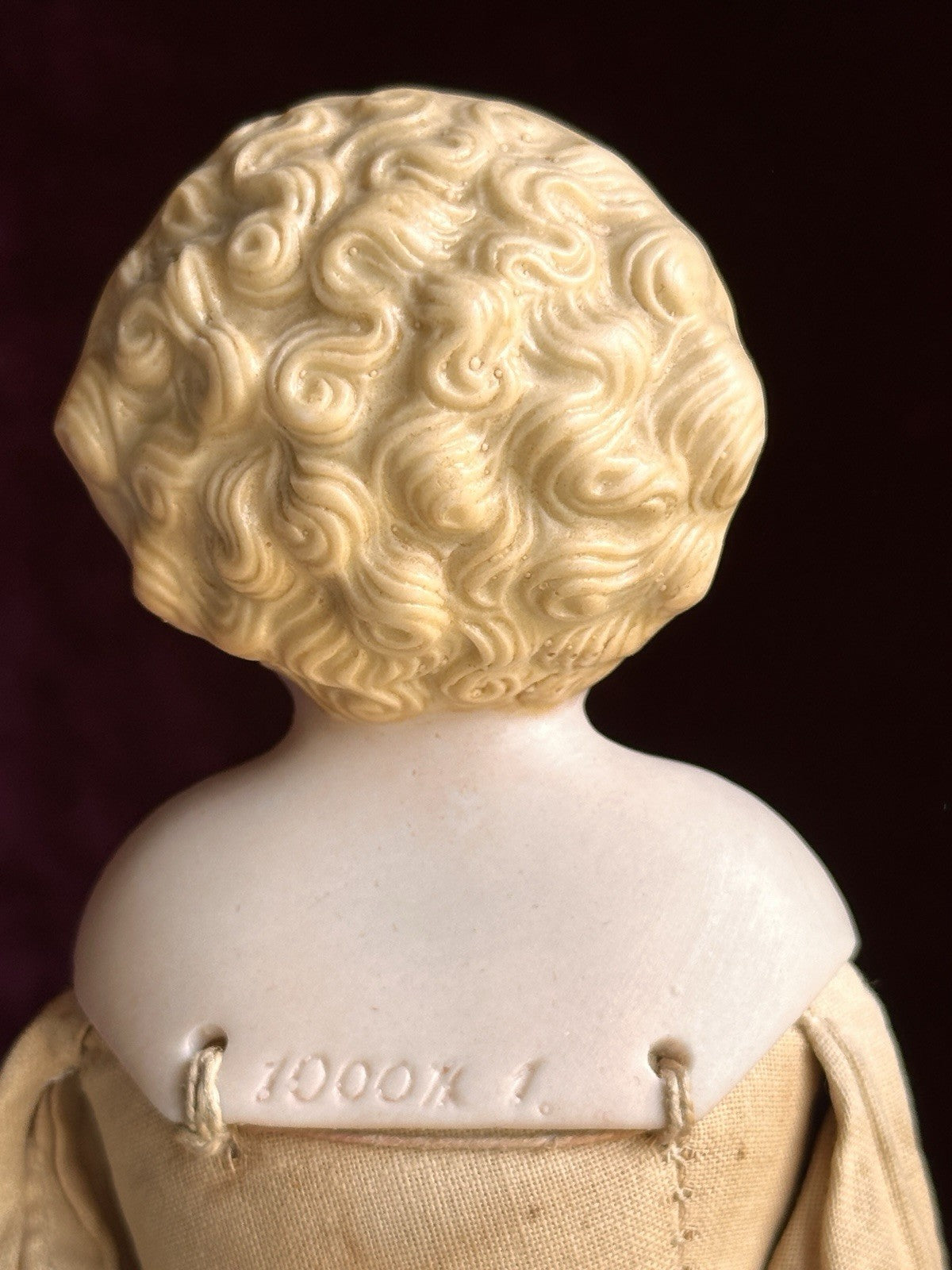 Antique German 10.75” Alt, Beck & Gottschalck Highland Mary Bisque Parian Doll