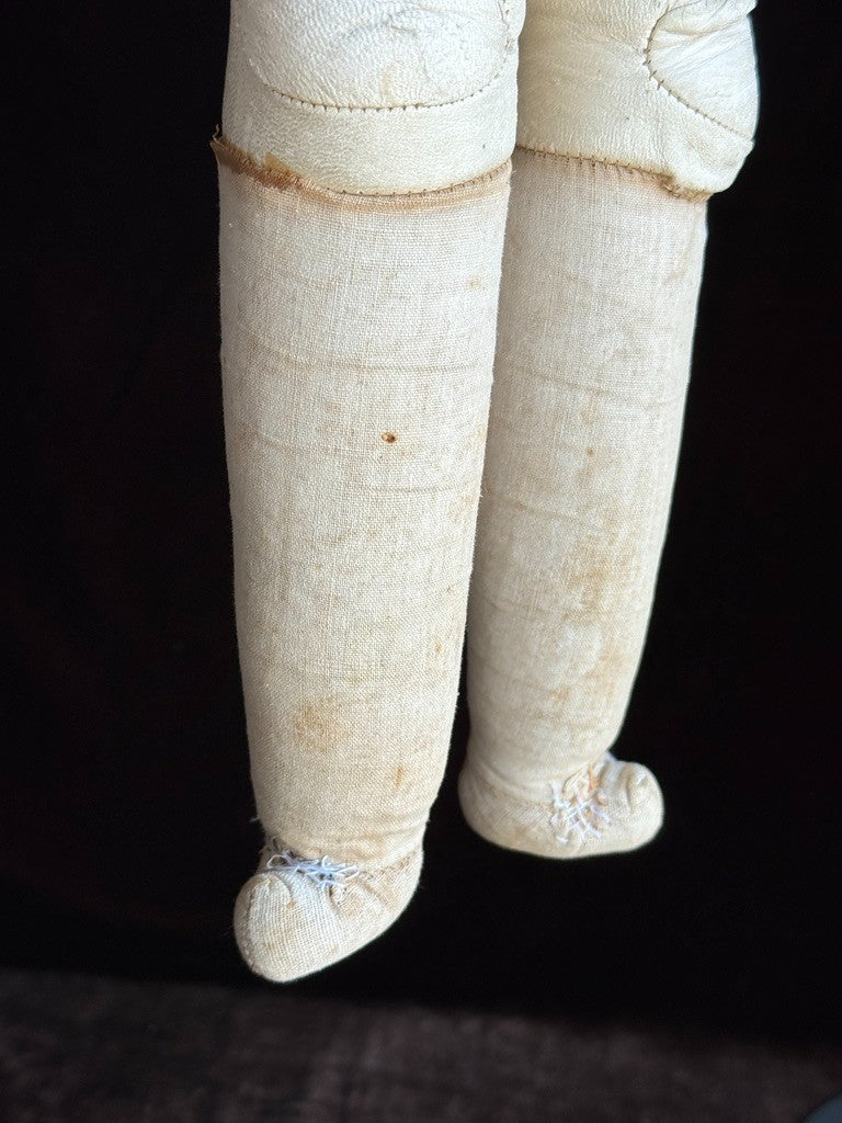 Antique German 21” ABG Alt Beck & Gottschalk Turned Bisque Shoulder Head Doll