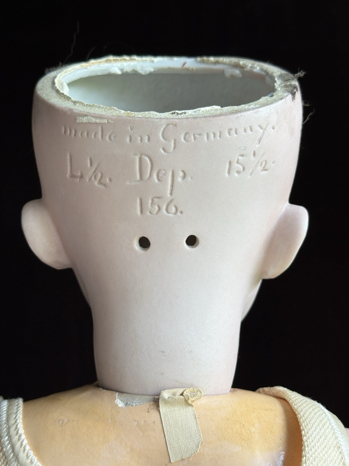 Rare Antique German 27.5” Kestner 156 Bisque Head Doll