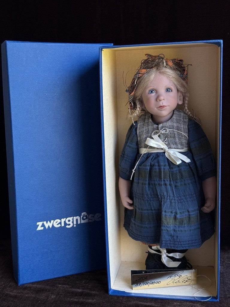 Zwergnase 13” Vinyl Zoe Doll By Nicole Marschollek 2000 LE 100 New in Box