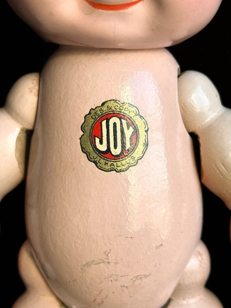 Vintage 11" Cameo Kallus JOY Composition/Wood Doll