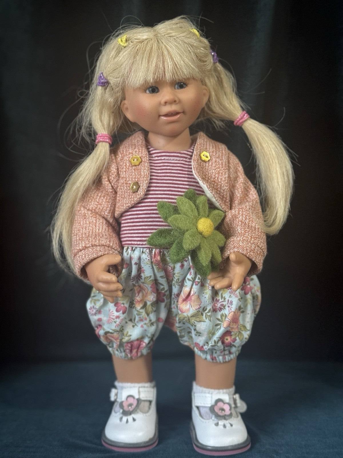 Collectible Artist Wichtel Muller 12” Vinyl Doll “Rosi”