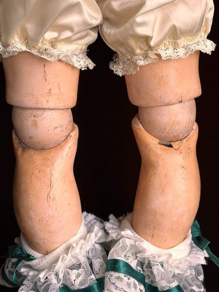 Large Antique German 28" Simon & Halbig Kammer & Reinhardt 73 Bisque Head Doll