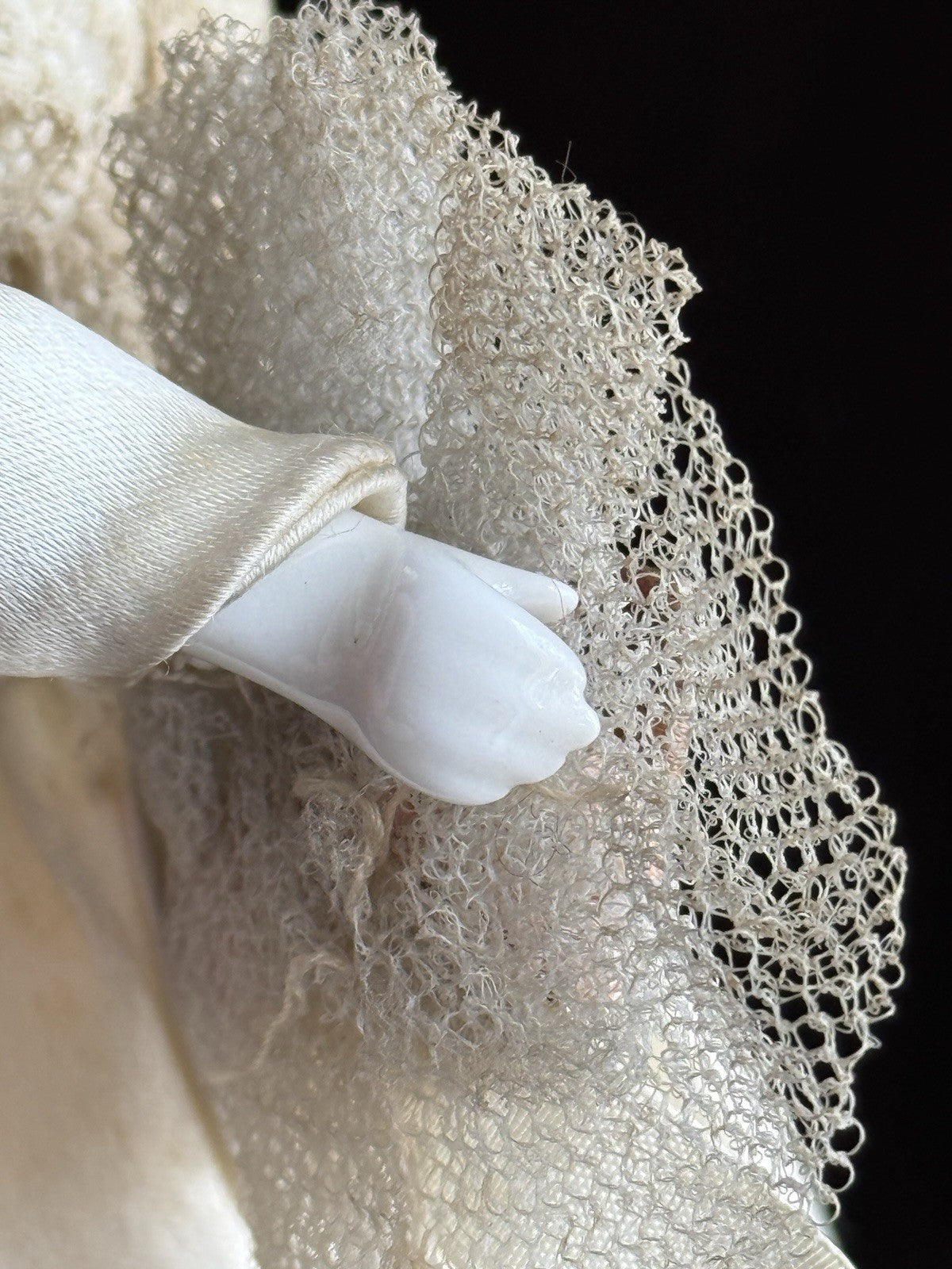 Antique 14” Made in Japan China Shoulder Head Bride Doll
