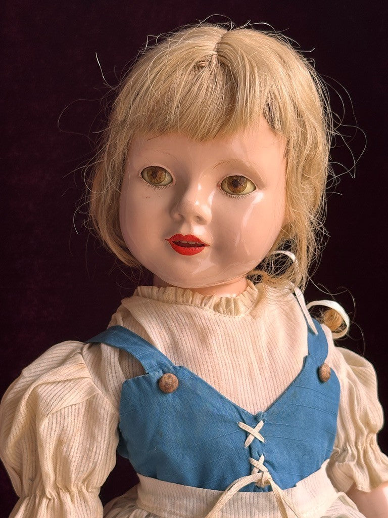 Large Vintage American 21” Composition Dewees Cochran Anne Shirley Effanbee Doll
