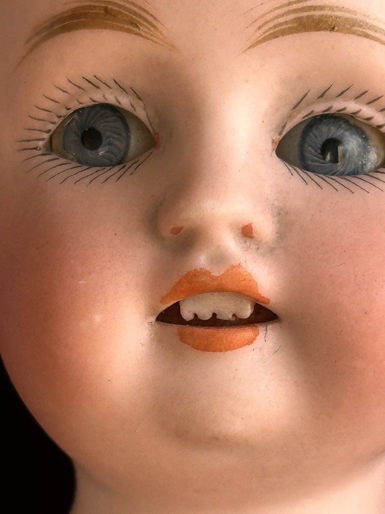 Large Antique German 7.5” Kestner 150 All Bisque Mignonette Doll