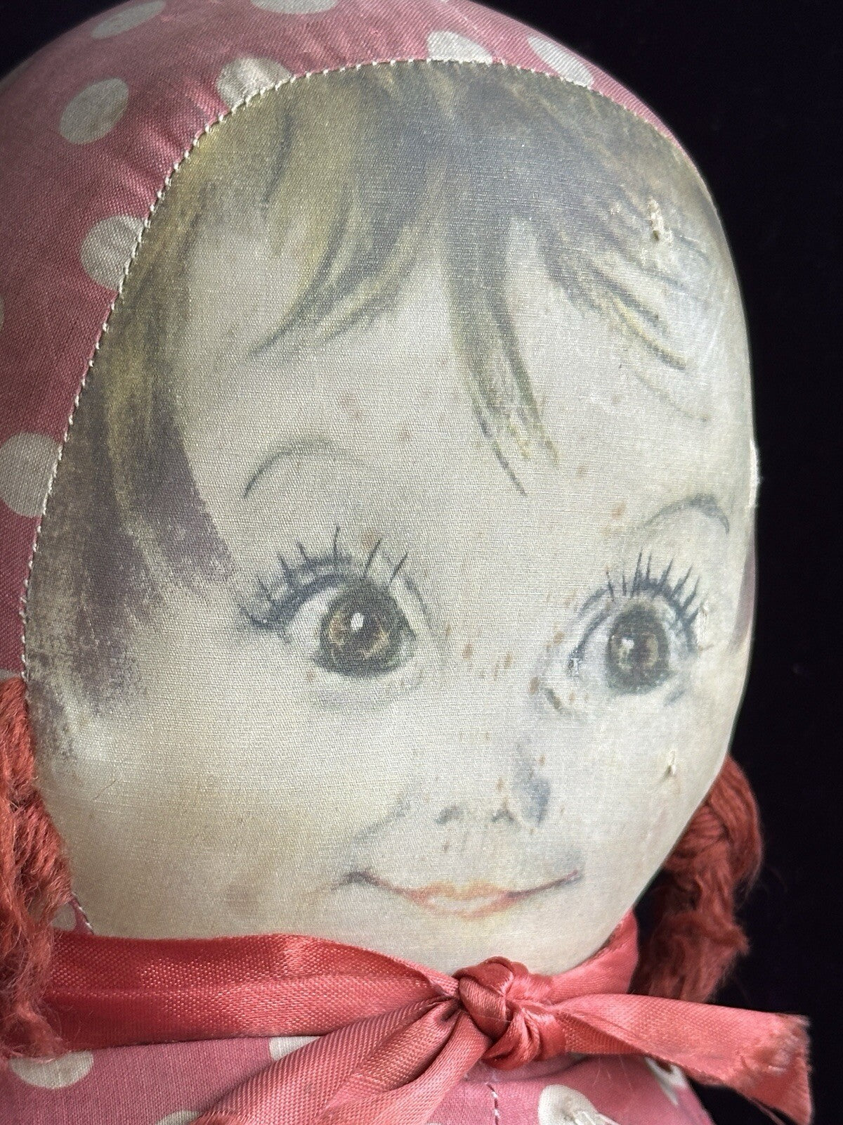 Rare Large 22” Georgene Averill Maud Tousey Fangel Cloth Doll