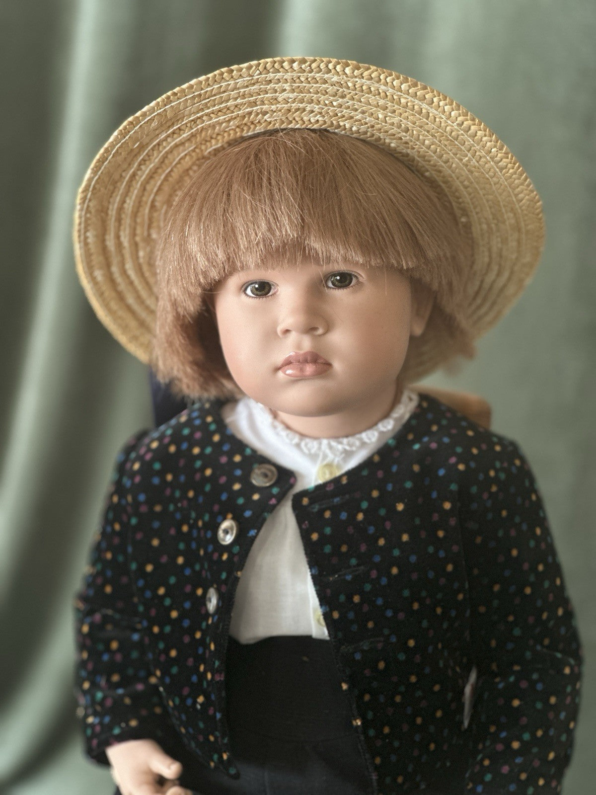 Vintage Sabine Esche Sigikid Company Vinyl Boy 21” Doll “Stan” LE 750 Box + Tag