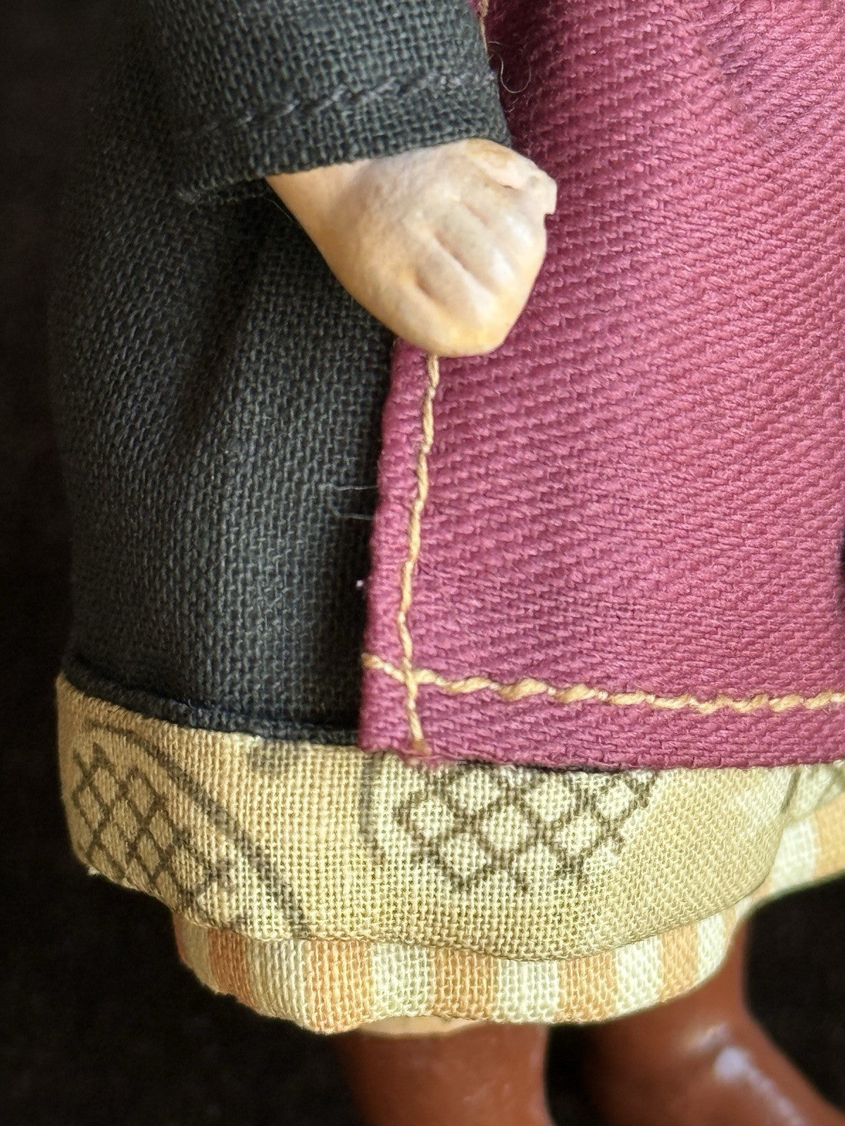 Antique French 5” SFBJ 301 Bisque Head Dollhouse Doll