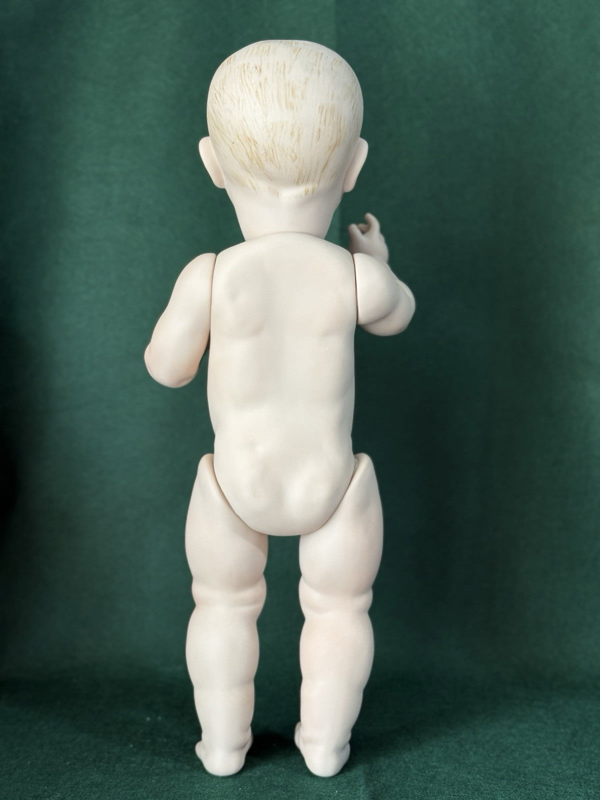 Porcelain Reproduction of Antique German Kestner Baby Boy 19” Doll