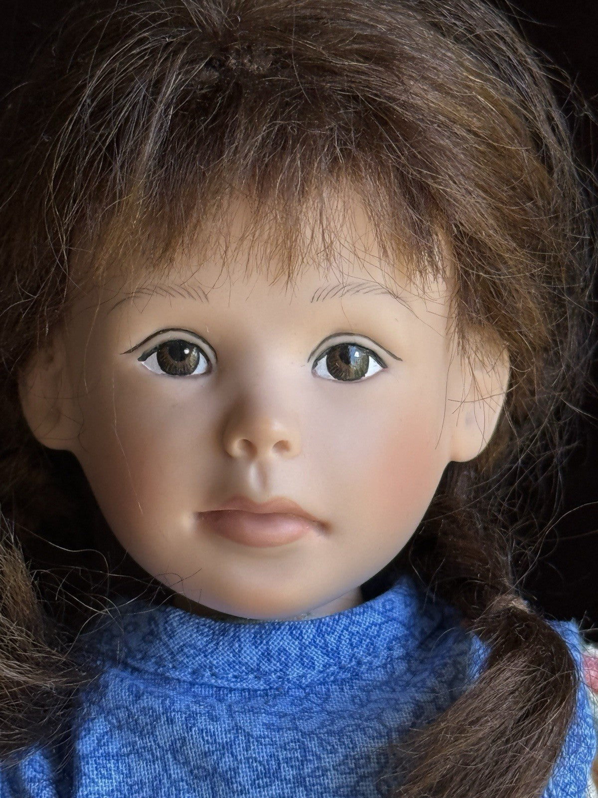 Lot of 2 Collectible 10” Mary Oldenburg Vinyl Willow and Holly Signed Dolls